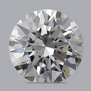 Round diamond — real photo