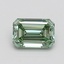 0.72 Ct. Fancy Intense Green Emerald Lab Grown Diamond
