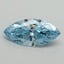 1.00 Ct. Fancy Vivid Blue Marquise Lab Grown Diamond