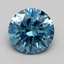 2.00 Ct. Fancy Vivid Blue Round Lab Grown Diamond