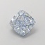 1.15 Ct. Fancy Blue Cushion Lab Grown Diamond