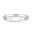 18K White Gold Alula Diamond Ring, smalltop view