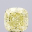 3.49 Ct. Fancy Intense Yellow Cushion Lab Grown Diamond