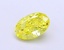 1.74 Ct. Fancy Vivid  Yellow Oval Lab Grown Diamond