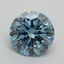 2.00 Ct. Fancy Vivid Blue Round Lab Grown Diamond