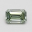 0.80 Ct. Fancy Intense Green Emerald Lab Grown Diamond