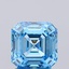 1.83 Ct. Fancy Vivid Blue Asscher Lab Grown Diamond
