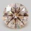 3.01 Ct. Fancy Light  Brown Round Lab Grown Diamond