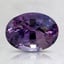 8.4x6.2mm Parti-Color Oval Sapphire