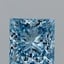 1.58 Ct. Fancy Vivid Blue Princess Lab Grown Diamond