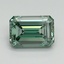 4.06 Ct. Fancy Vivid Green Emerald Lab Grown Diamond