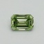 0.32 Ct. Fancy Vivid Green Emerald Lab Grown Diamond