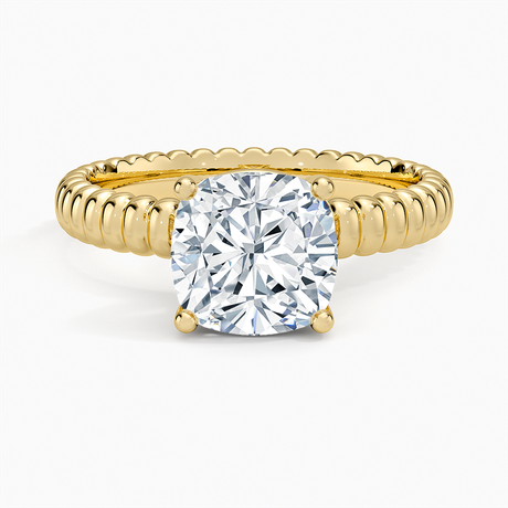Petra Textured Solitaire Ring