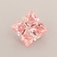 0.52 Ct. Fancy Intense Pink Princess Lab Grown Diamond