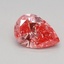 0.52 Ct. Fancy Vivid Pink Pear Lab Grown Diamond