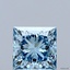 2.01 Ct. Fancy Vivid Blue Princess Lab Grown Diamond
