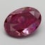 1.56 Ct. Fancy Purplish Red Oval Lab Grown Diamond