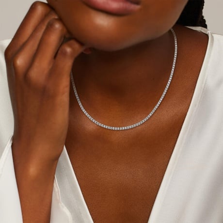 Diamond Tennis Necklace
