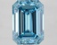 2.74 Ct. Fancy Vivid Blue Emerald Lab Grown Diamond