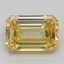 1.02 Ct. Fancy Intense  Yellow Emerald Lab Grown Diamond