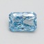 1.03 Ct. Fancy Vivid Blue Radiant Lab Grown Diamond