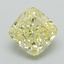 1.22 Ct. Fancy Intense Yellow Cushion Lab Grown Diamond