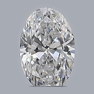 Oval diamond — real photo