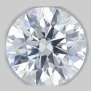 Round diamond — real photo