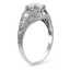 The Vivian Ring, smalltop view on a hand
