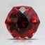 8.3x7.8mm Unheated Red Modified Hexagon Garnet