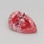 0.34 Ct. Fancy Vivid Pink Pear Lab Grown Diamond