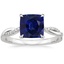 18K White Gold Petite Twisted Vine Diamond Ring (1/8 ct. tw.), smalltop view