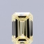 0.84 Ct. Fancy Yellow Emerald Lab Grown Diamond
