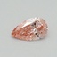 0.30 Ct. Fancy Vivid Pink Pear Lab Grown Diamond