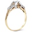 The Yapany Ring, smalltop view on a hand