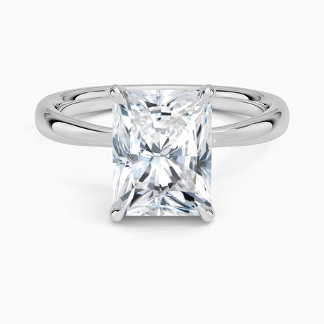 18K White Gold Freesia 2.7mm Solitaire Ring
