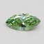 1.01 Ct. Fancy Vivid Green Marquise Lab Grown Diamond