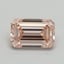 0.76 Ct. Fancy Intense Pink Emerald Lab Grown Diamond