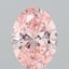 2.03 Ct. Fancy Vivid Pink Oval Lab Grown Diamond