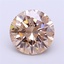 2.23 Ct. Light Brown Round Lab Grown Diamond