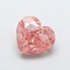 2.84 Ct. Fancy Intense Brownish Pink Heart Lab Grown Diamond