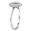 The Aeryn Ring, smalltop view on a hand
