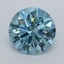 2.00 Ct. Fancy Vivid  Blue Round Lab Grown Diamond