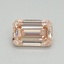 0.59 Ct. Fancy Pink Emerald Lab Grown Diamond