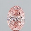 2.83 Ct. Fancy Vivid Pink Oval Lab Grown Diamond