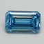 2.02 Ct. Fancy Vivid Blue Emerald Lab Grown Diamond