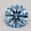 2.03 Ct. Fancy Intense Blue Round Lab Grown Diamond