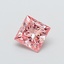 1.00 Ct. Fancy Intense Pink Princess Lab Grown Diamond
