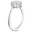 18K White Gold Luminesce Diamond Ring, smallside view