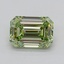 2.09 Ct. Fancy Vivid Green Emerald Lab Grown Diamond